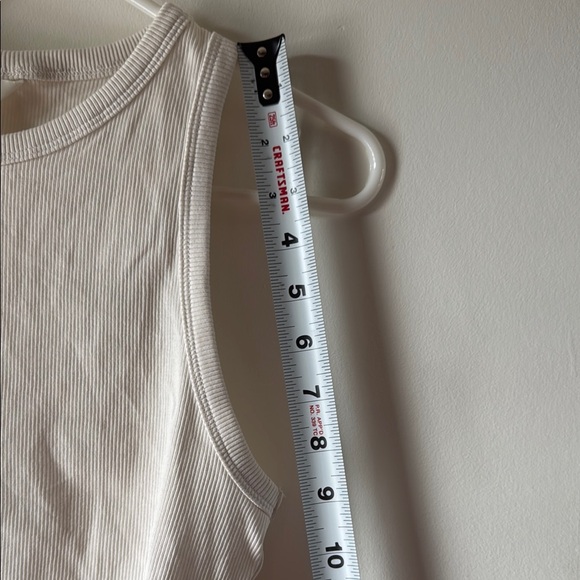 H&M Cream Ribbed Tank Top - Picture 7 of 7